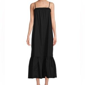 WeWoreWhat black Ruffle Maxi Dress